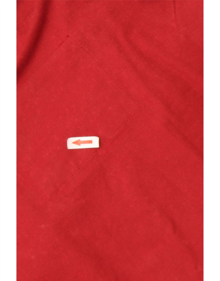 Jaqueta utilitária feminina Polbot de grandes dimensões Reino Unido 18 XL vermelho algodão colorblock