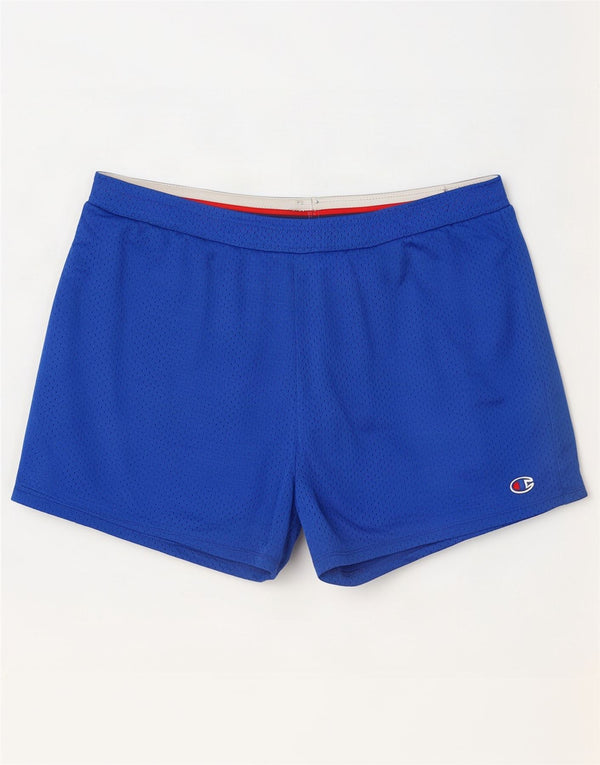 Shorts esportivos masculinos Champion grande azul poliéster