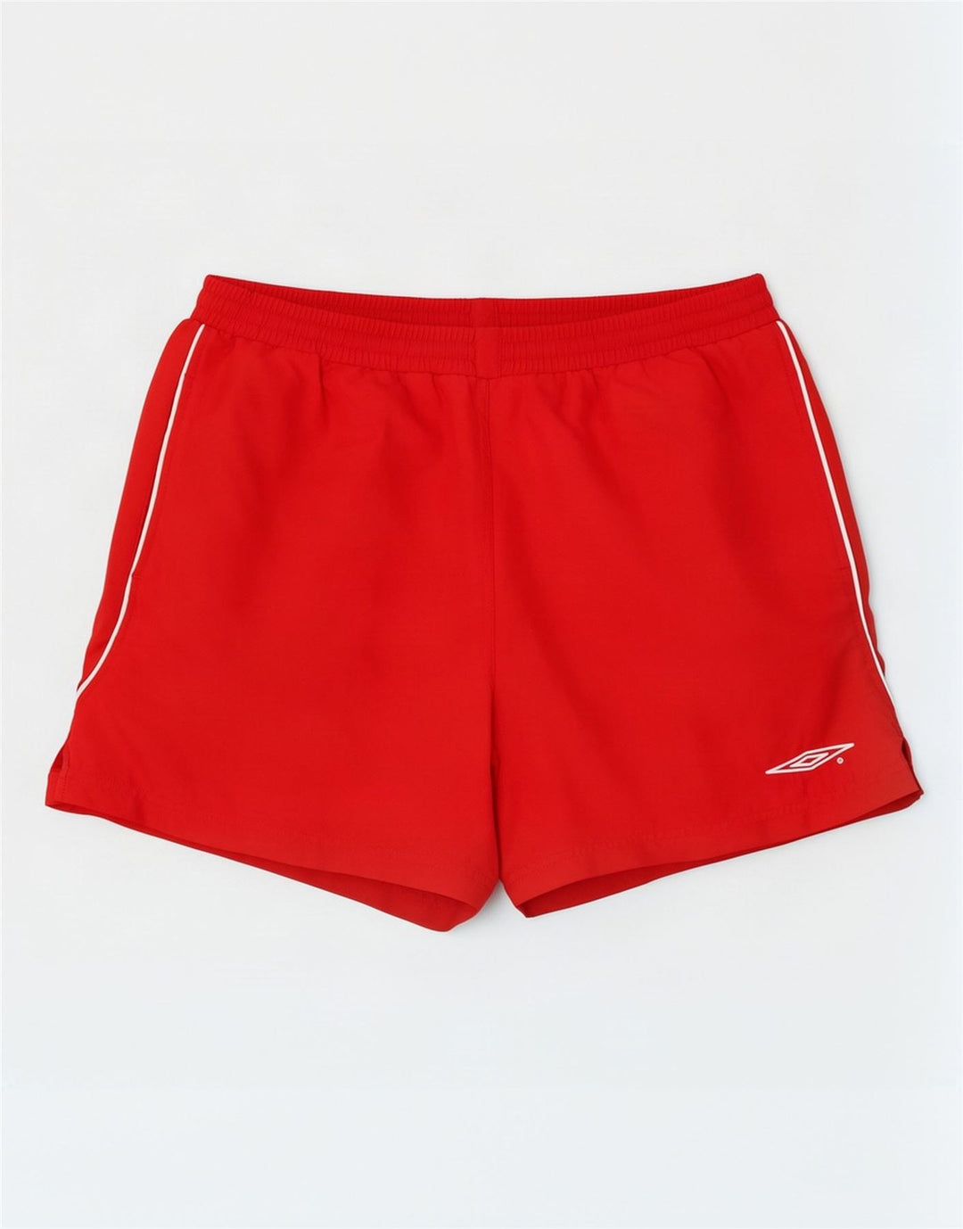 Shorts esportivos masculinos Umbro XL poliéster vermelho
