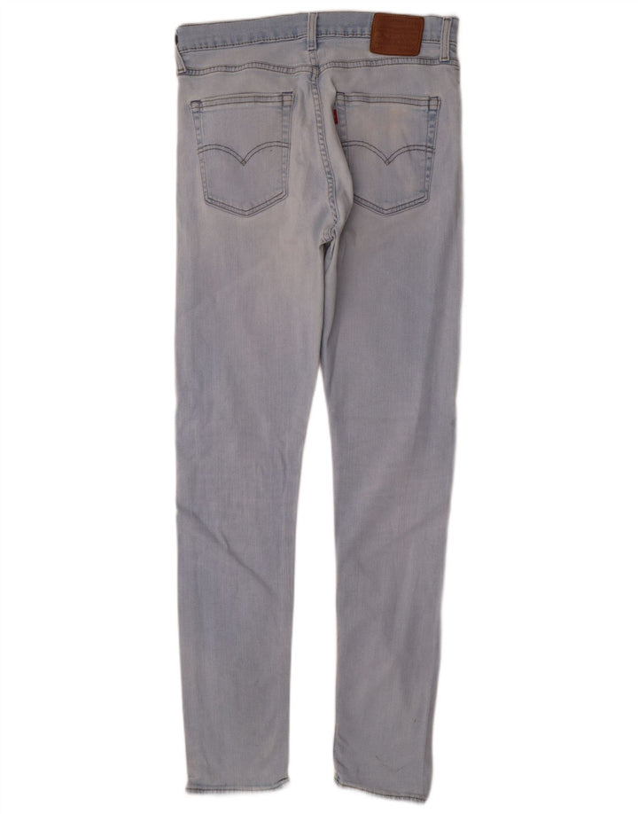 LEVI'S Masculino 512 Slim Tapered Jeans W34 L34 Azul Algodão