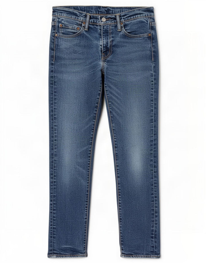 Levi's Mens Slim Jeans W30 L30 Azul Algodão