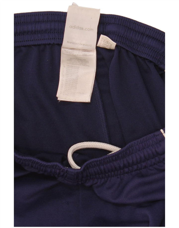 Adidas Mens Sport Shorts Médio Azul Marinho Colorblock Poliéster
