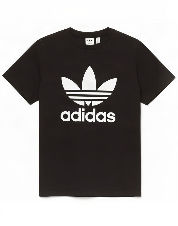 Camiseta Adidas Feminina Graphic Top UK 10 Pequena Algodão Preto