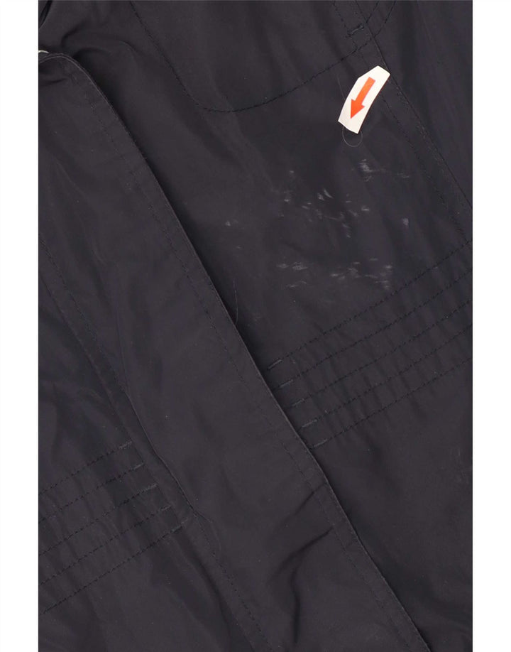 Murphy & Nye Jaqueta militar feminina com capuz IT 46 Grande poliéster azul marinho