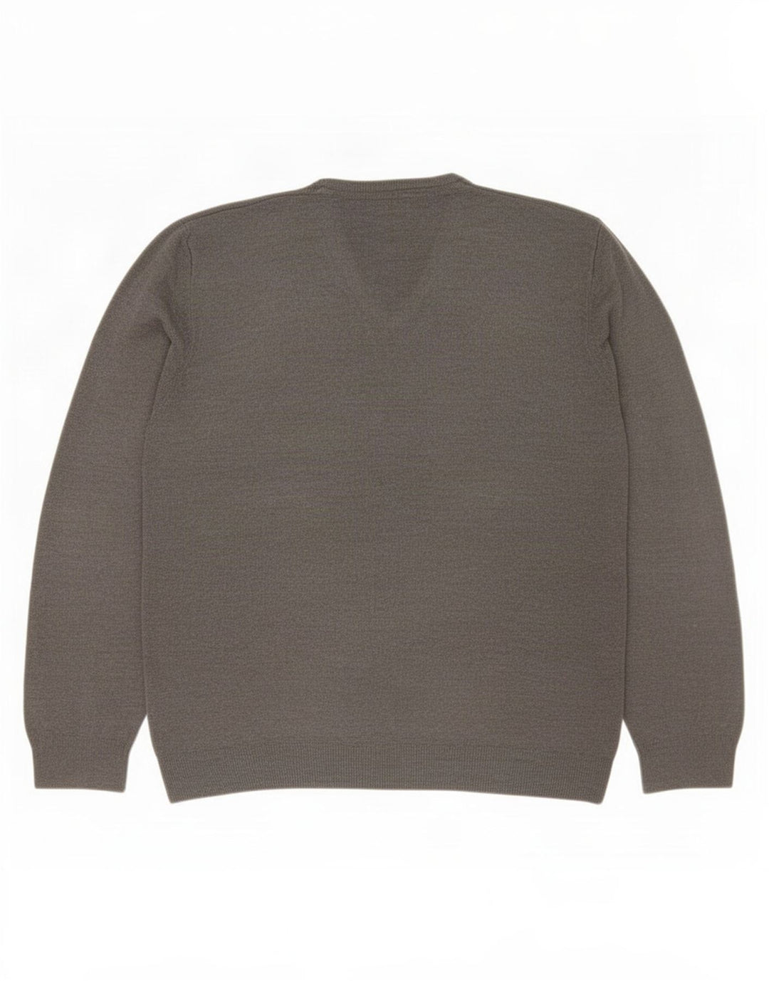 Suéter masculino Marks & Spencer com ajuste regular e decote em V XL cinza acrílico