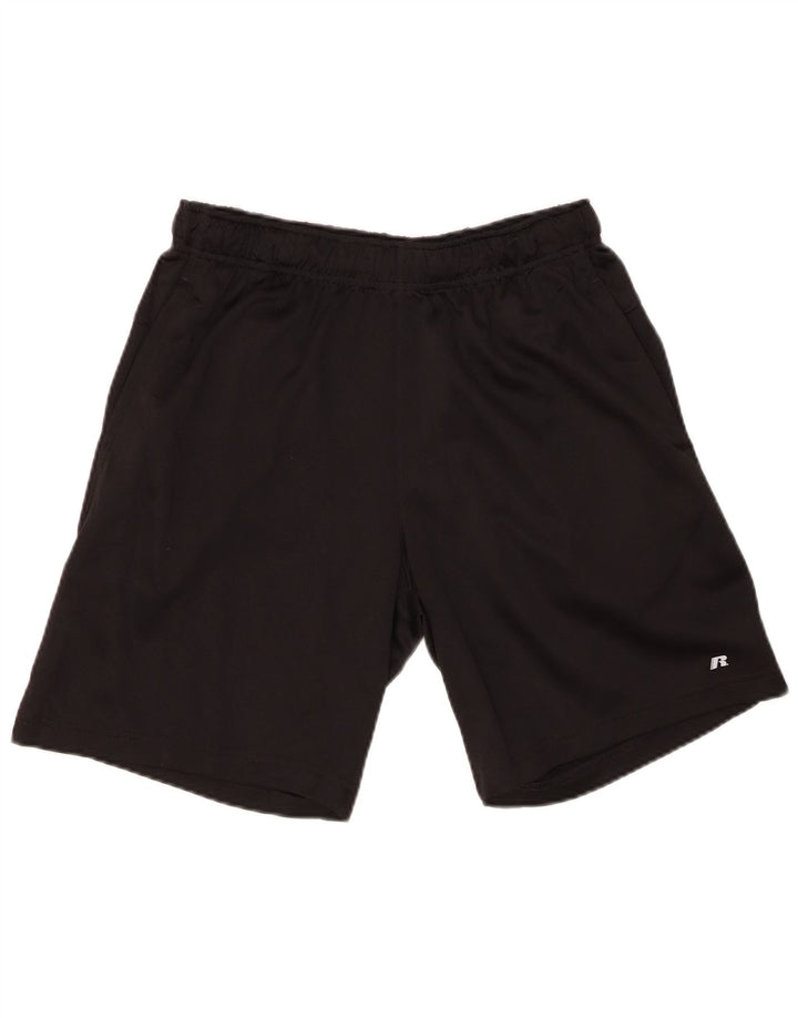 RUSSELL ATLÉTICO Masculino Dri-Power Sport Shorts Médio Preto Poliéster