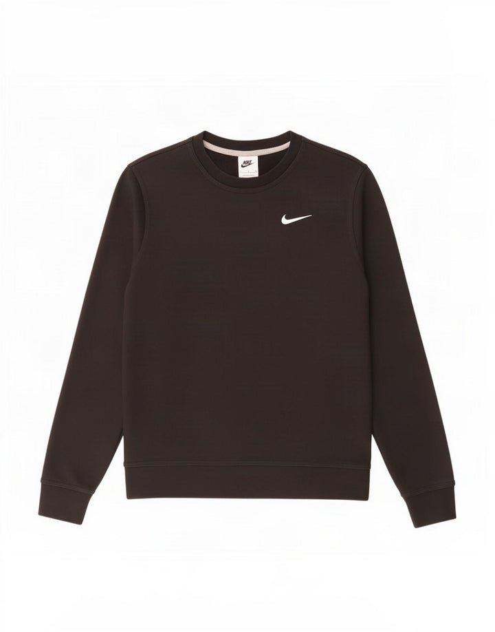 Nike moletom masculino jumper pequeno algodão preto
