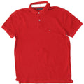Camisa polo masculina Tommy Hilfiger Regular Fit média algodão Borgonha
