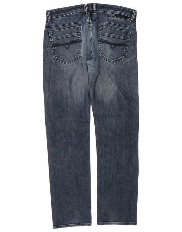 Jeans retos masculinos Diesel W34 L33 algodão azul