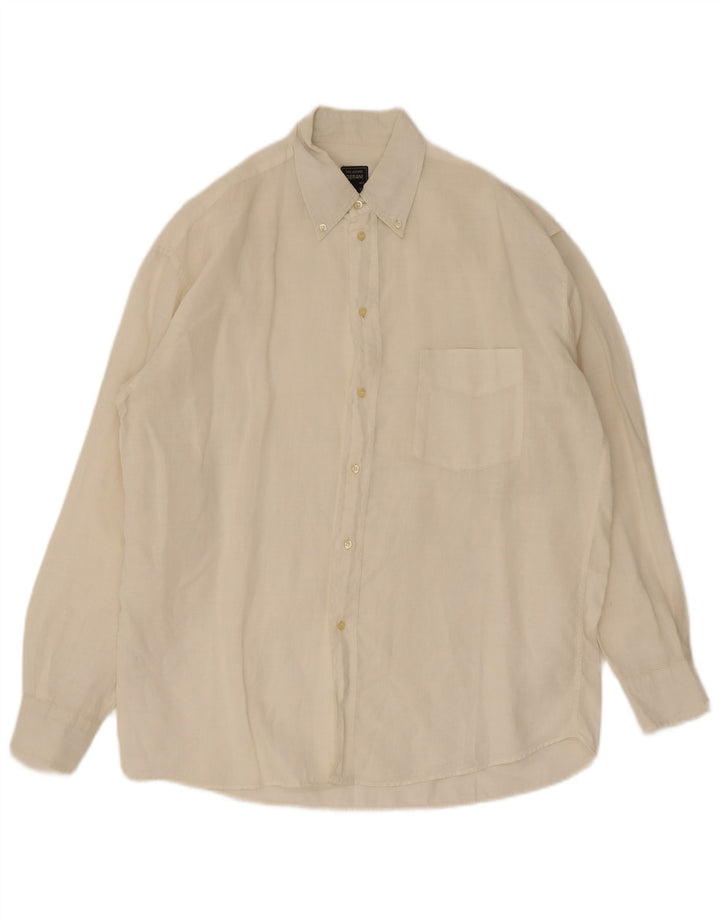 Camisa masculina Gerani média branca