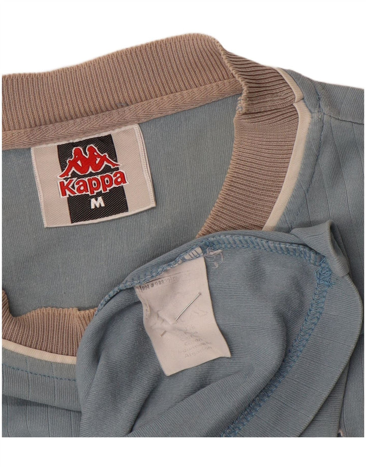 Camiseta masculina Kappa Top médio algodão azul