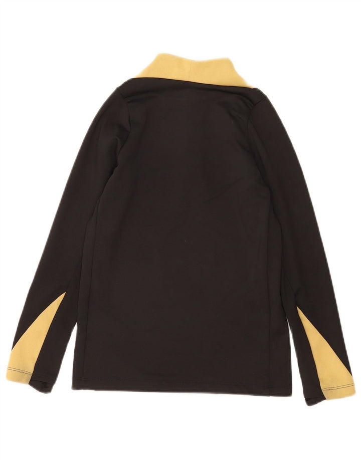 Nike Meninos Dri Fit Zip Neck Pullover Treino Top 8-9 Anos Pequeno Preto