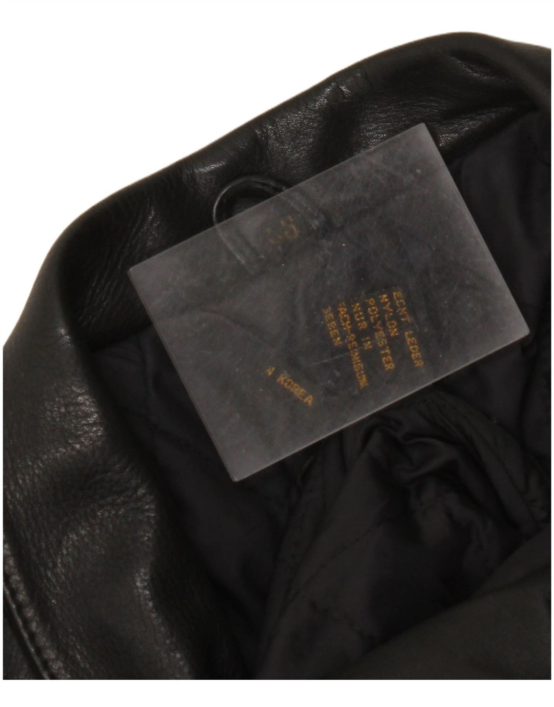 Jaqueta feminina de couro VINTAGE para motociclista UK 18 XL couro preto