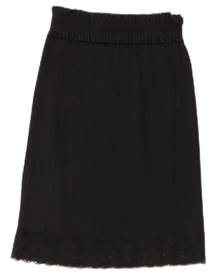 Saia vintage feminina linha A W26 pequena preta