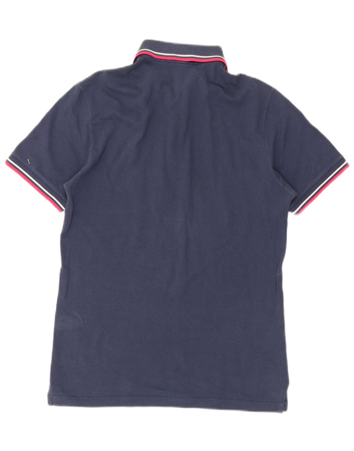 Camisa pólo masculina FRED PERRY pequena azul marinho