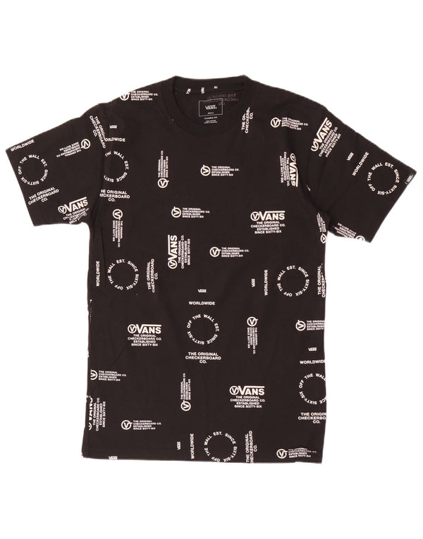 Camiseta Vans Masculina Classic Fit Graphic Top Pequeno Algodão Preto