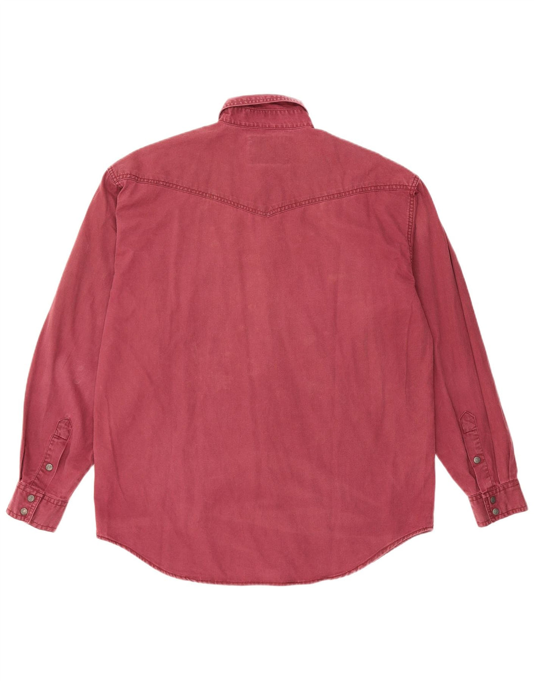 Camisa Wrangler masculina média algodão Borgonha