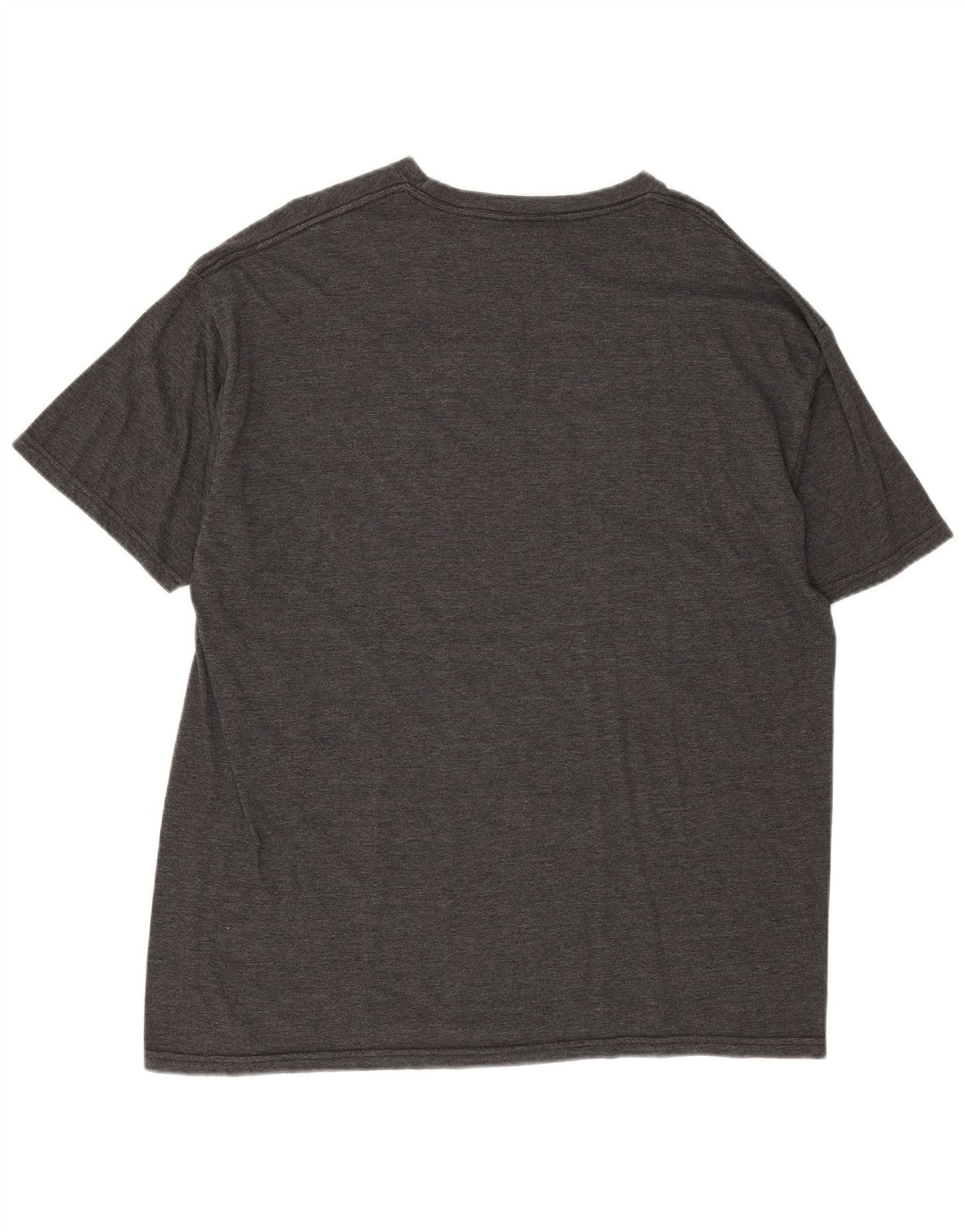 Camiseta masculina gráfica Volcom Top XL algodão manchado cinza