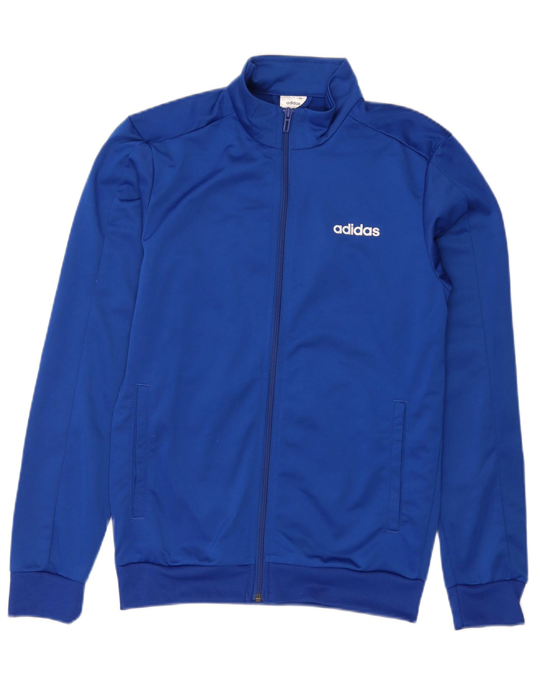 ADIDAS Mens Tracksuit Top Jacket Pequeno Azul Poliéster