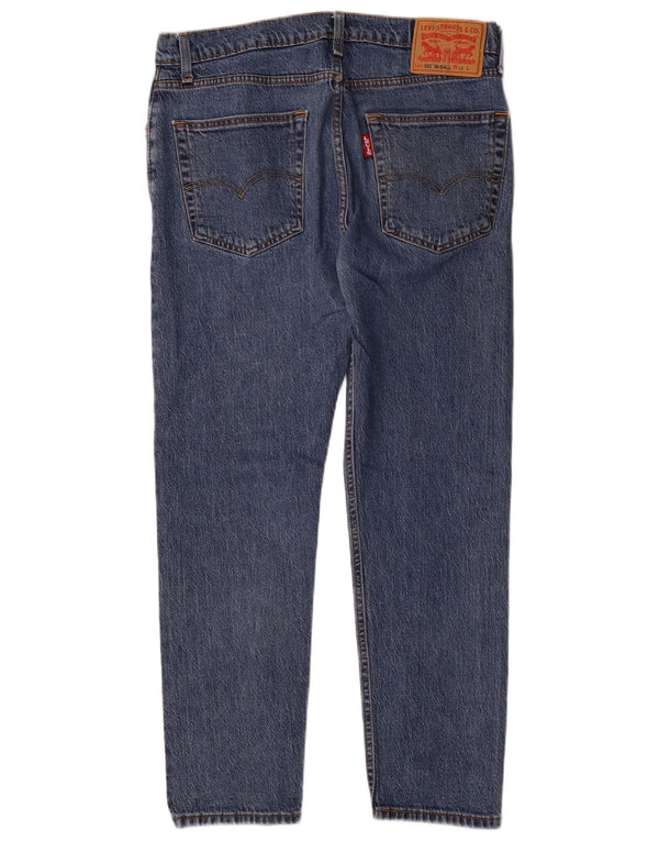 Calça jeans masculina Levi's 502 Hi-Ball Tapered W34 L30 azul algodão