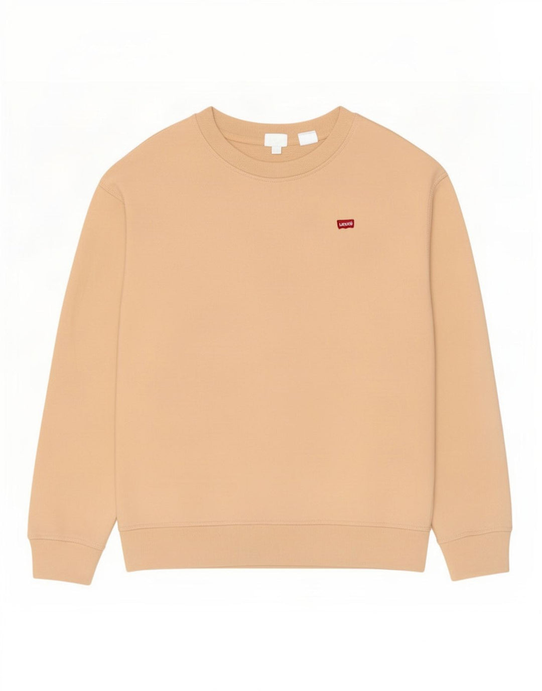 Suéter oversized feminino Levi's UK 10 pequeno algodão bege