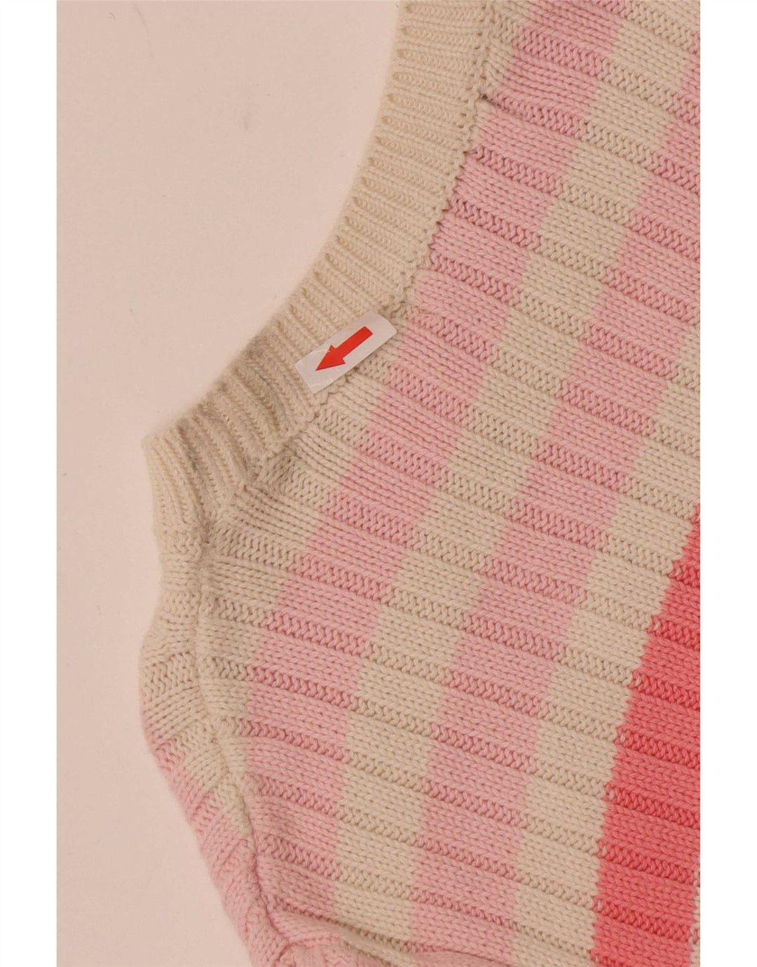 Suéter feminino Marks & Spencer com gola canoa Reino Unido 12 médio multicolorido
