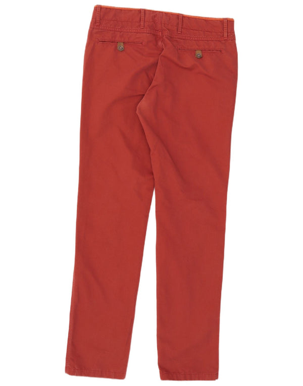 Calça Chino Masculina Slim Massimo Dutti UE 42 Grande W32 L34 Algodão Vermelho