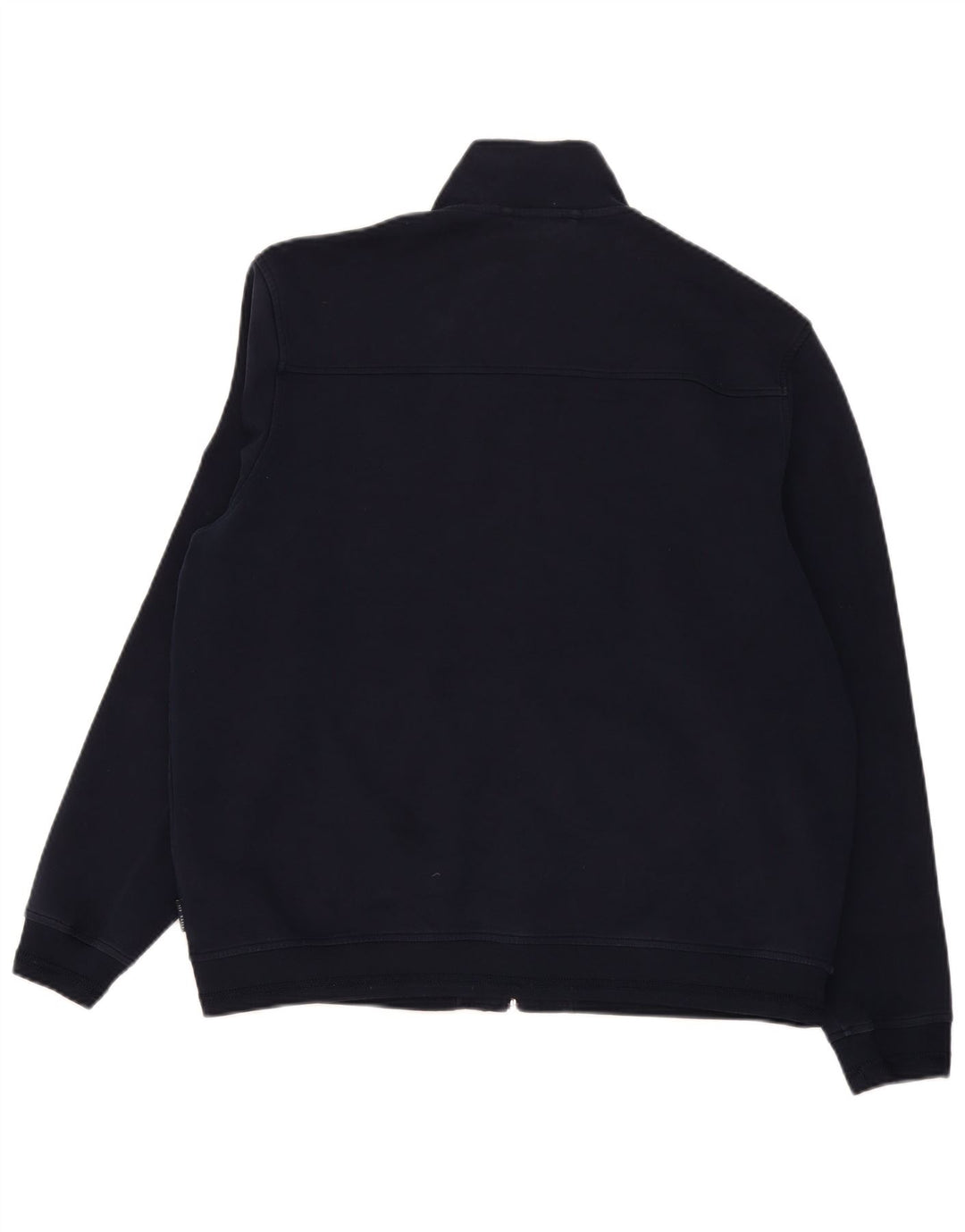 Ted Baker Mens Treino Top Jaqueta Tamanho 7 3XL Algodão Azul Marinho