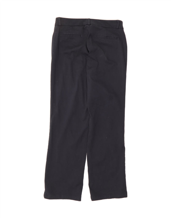 DOCKERS Womens Straight Casual Trousers W29 L29 Navy Blue Cotton Vintage Dockers and Second-Hand Dockers from Messina Hembry 