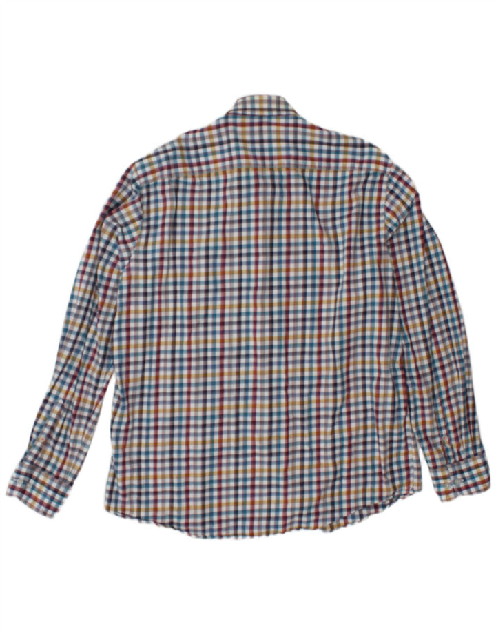 Camisa masculina LERROS XL algodão xadrez multicolorido