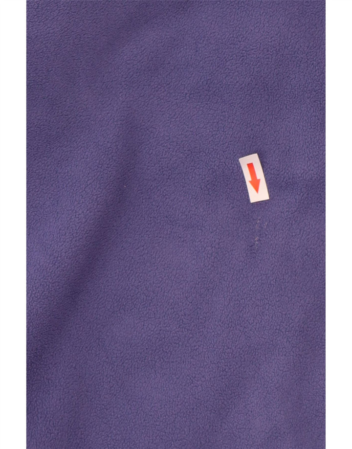 Jaqueta de lã masculina The North Face UK 40 grande poliéster colorblock roxo