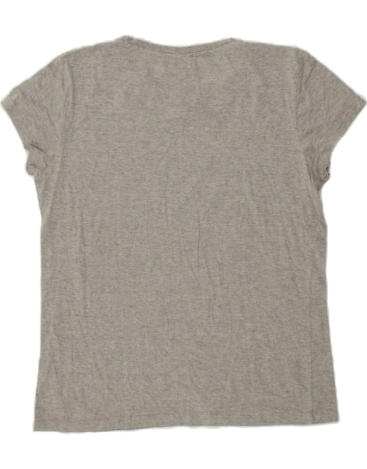 LOTTO Womens T-Shirt Top UK 18 XL Grey Cotton Vintage Lotto and Second-Hand Lotto from Messina Hembry 