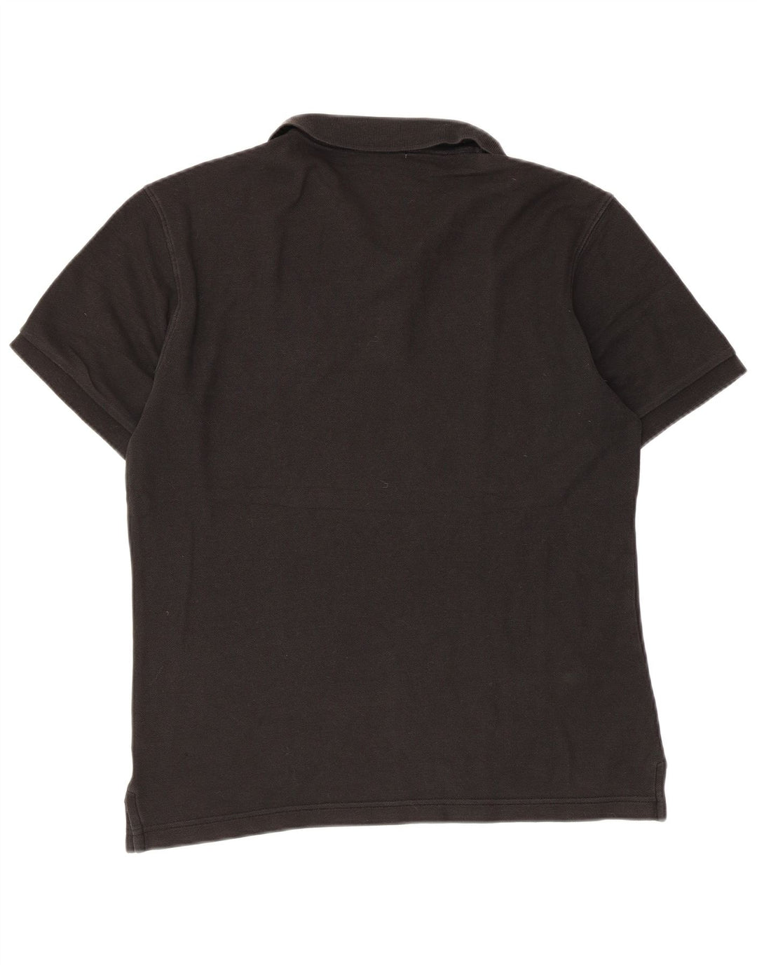 Camisa polo masculina Fila pequena algodão preto