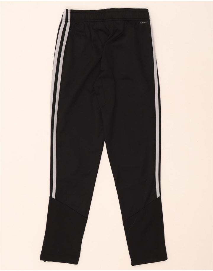 Calças de treino Adidas meninos 11-12 anos poliéster preto