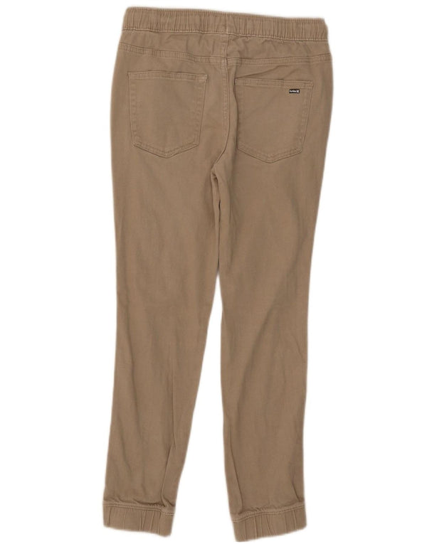 Hurley Girls Joggers Calça Casual 10-11 Anos Médio W27 L24 Bege