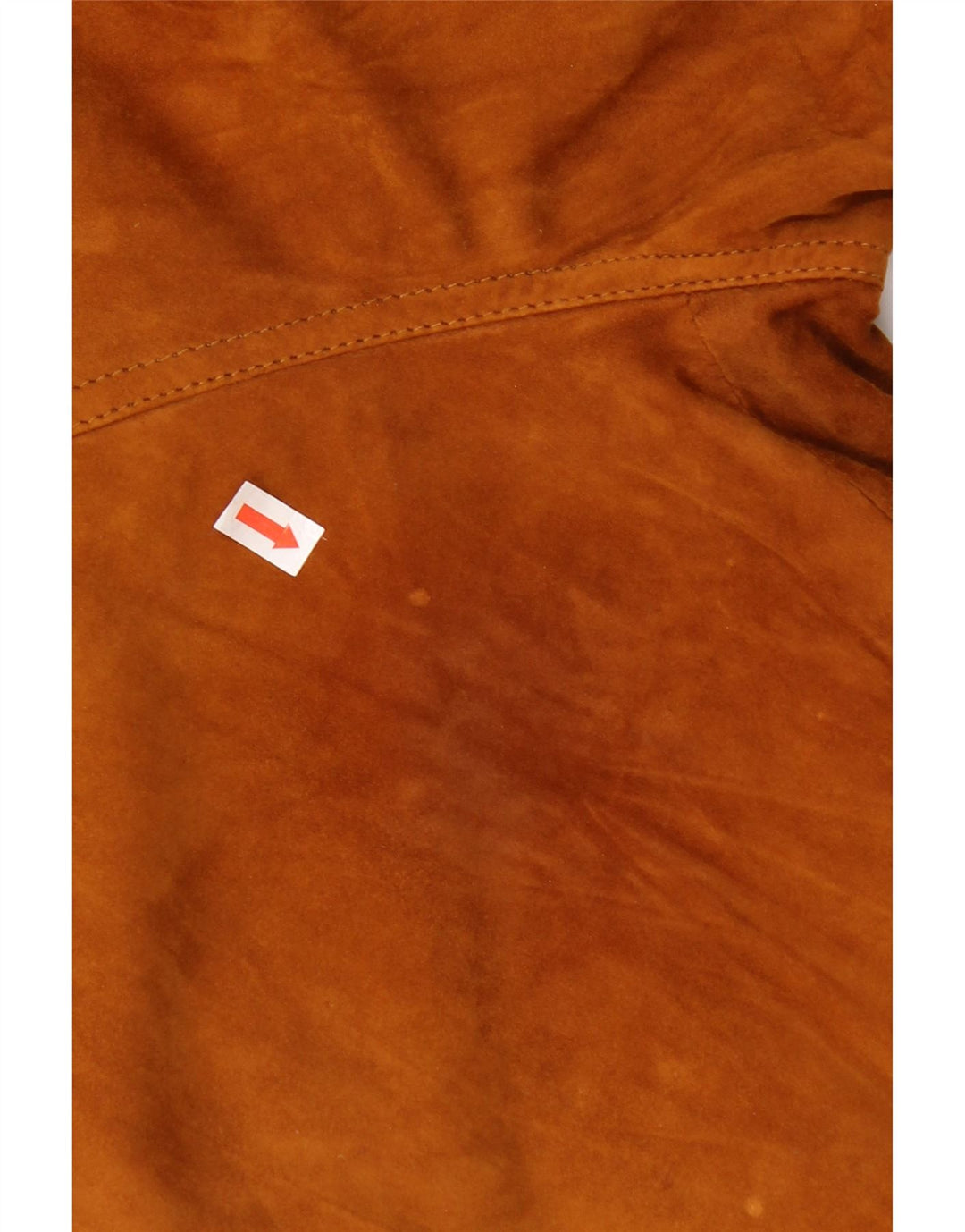 Jaqueta bomber masculina vintage de camurça IT 52 XL couro marrom