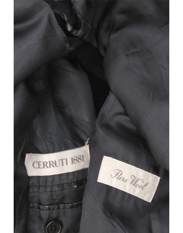 Cerruti 1881 Casaco Masculino Reino Unido 38 Médio Azul Marinho Lã Virgem