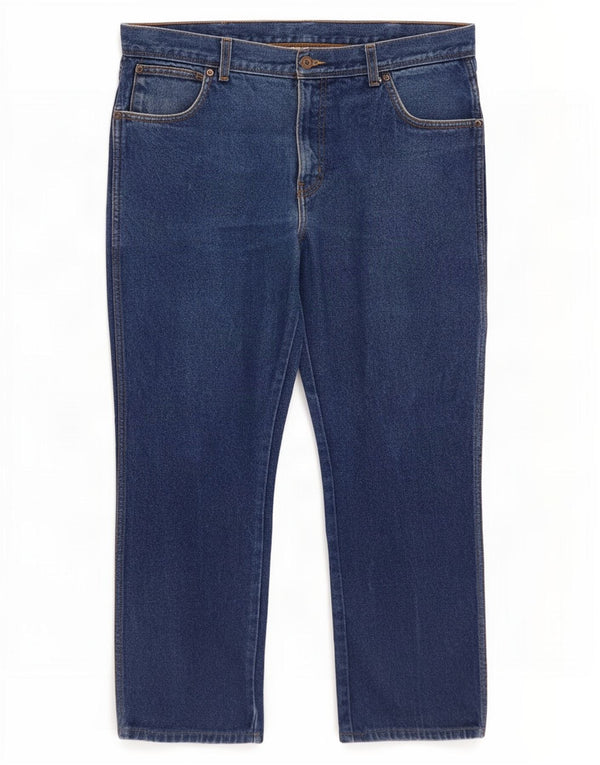 Wrangler Masculino Regular Fit Jeans Reta W36 L30 Azul Algodão