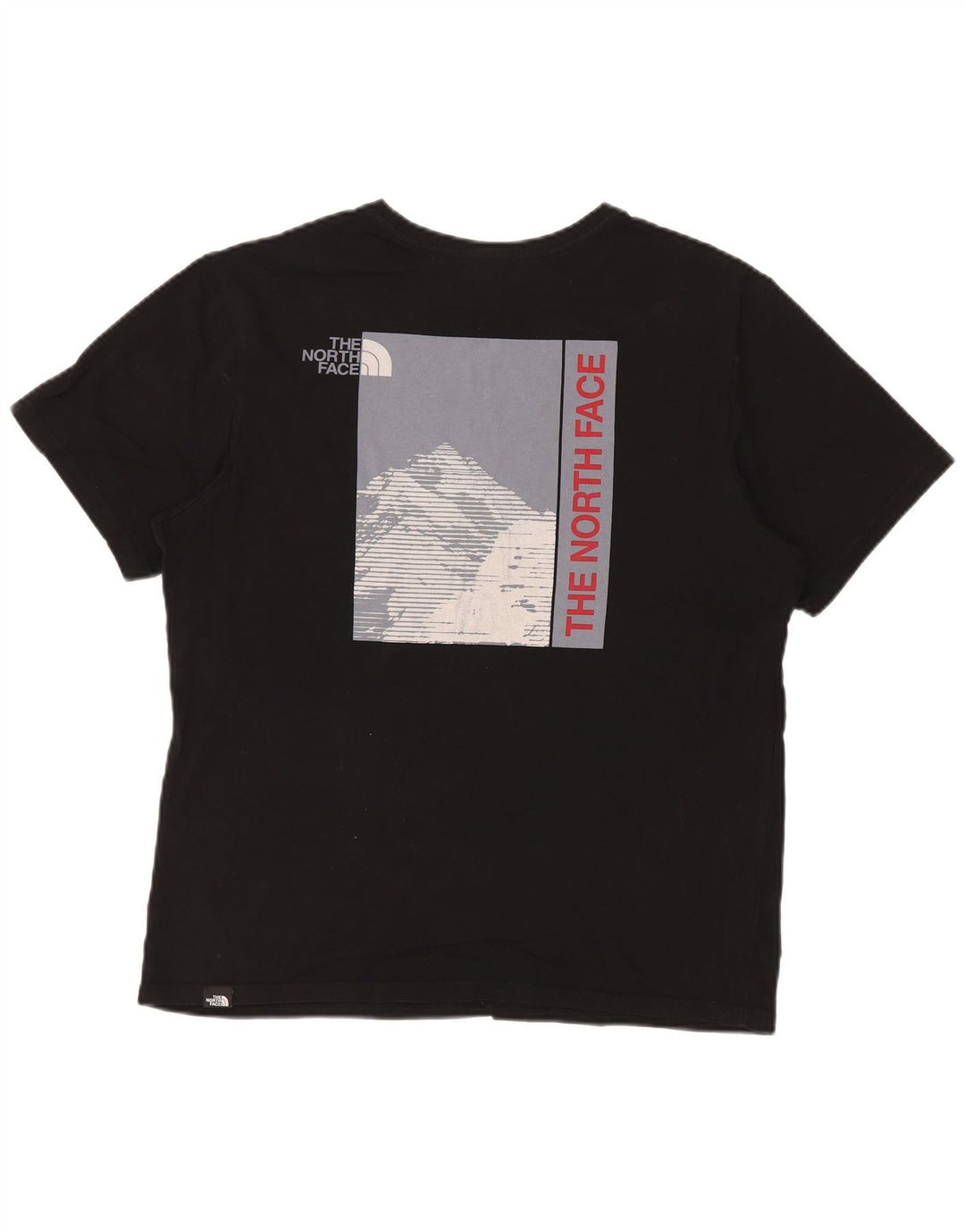 Camiseta gráfica masculina The North Face grande preta