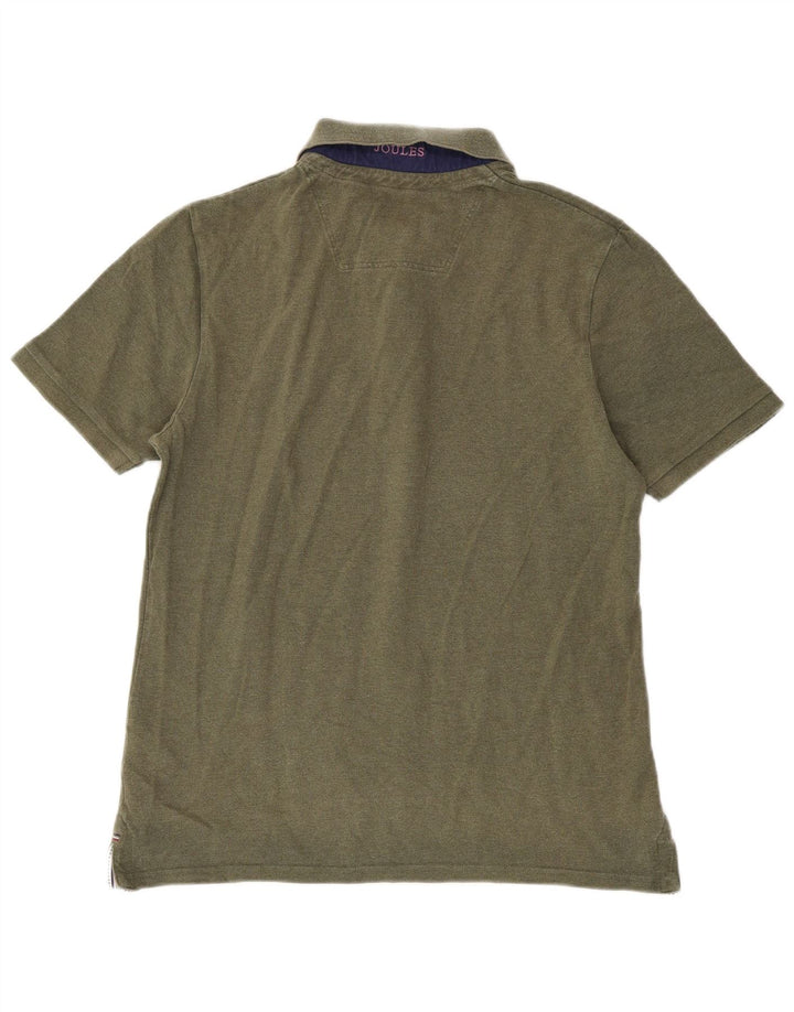 Camisa polo masculina Joules Classic Fit algodão cáqui médio