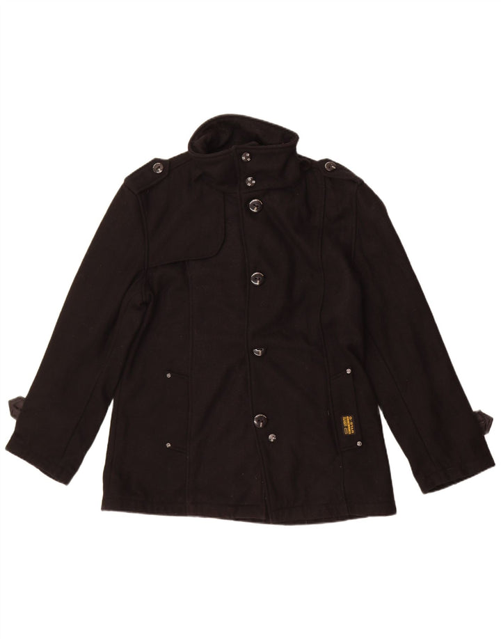 Jaqueta militar masculina G-Star UK 40 grande preta