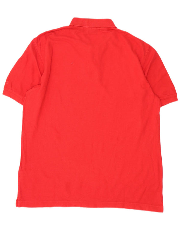 Camisa polo masculina Fila grande algodão vermelho