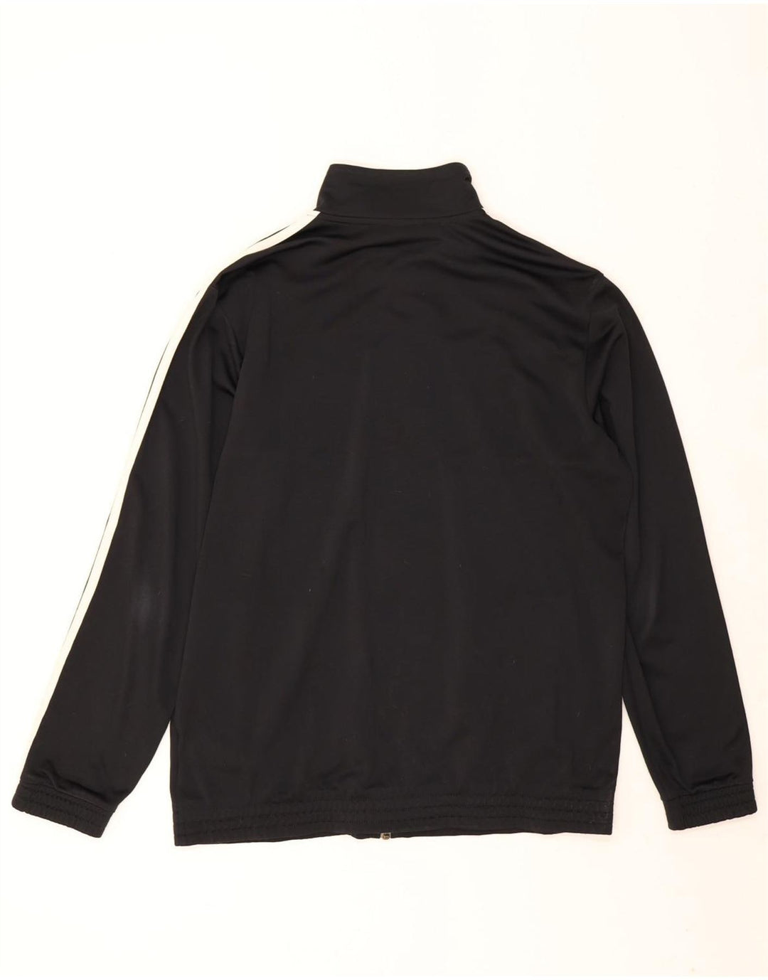 Adidas Mens Tracksuit Top Jacket UK 42/44 Grande Preto Colorblock Poliéster