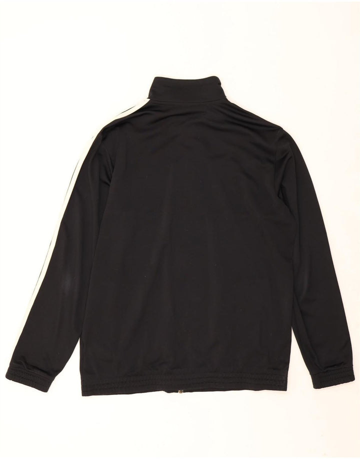 Adidas Mens Tracksuit Top Jacket UK 42/44 Grande Preto Colorblock Poliéster