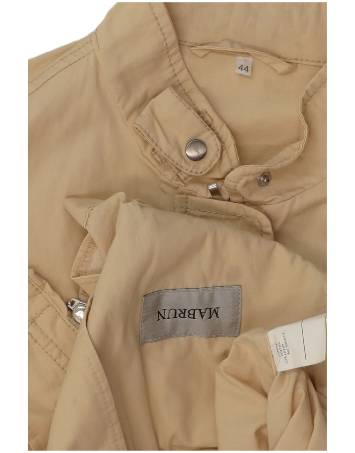 Jaqueta utilitária feminina Mabrun IT 44 algodão bege médio