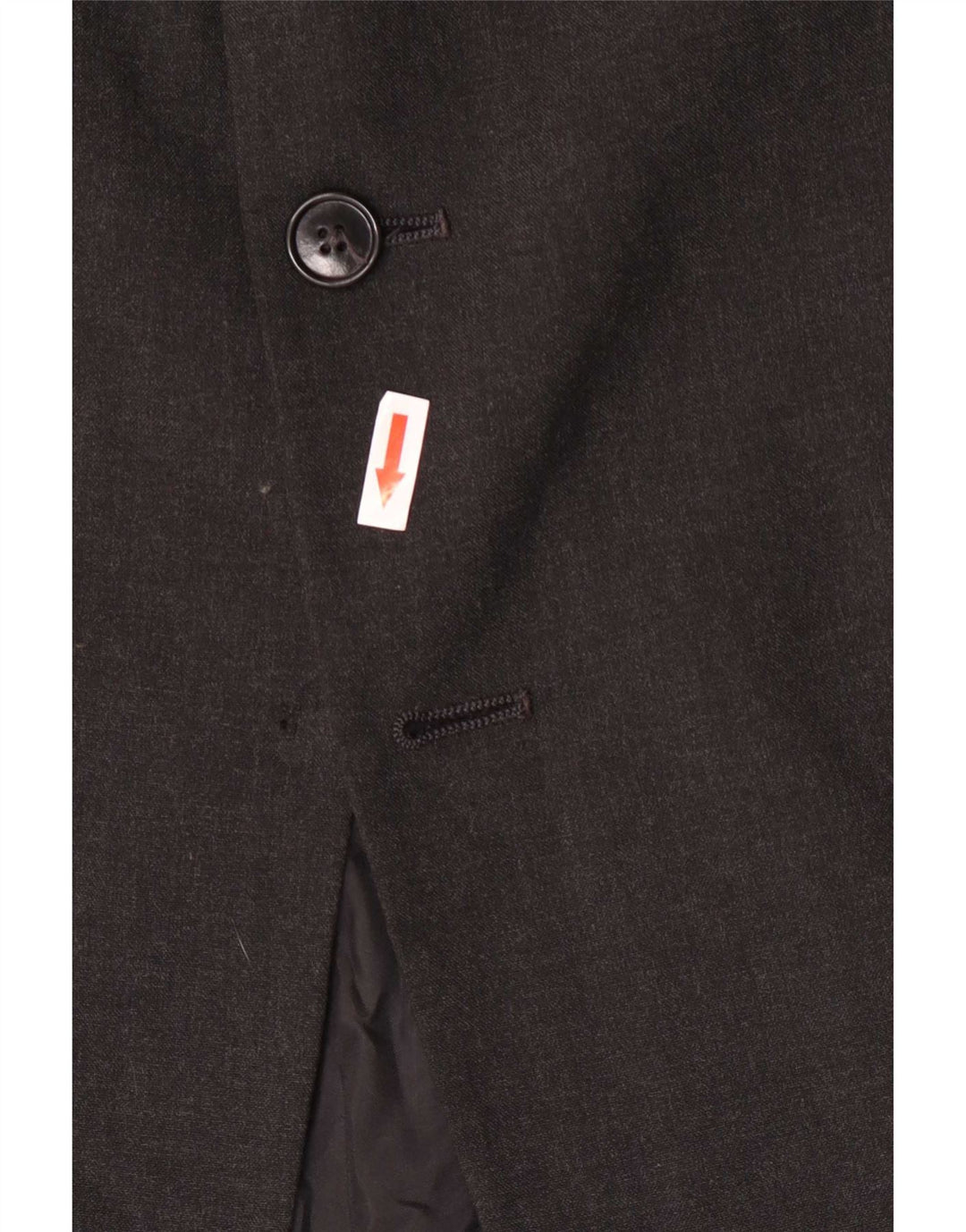 Jaqueta blazer masculina longa de 3 botões Marks & Spencer Reino Unido 40 cinza médio