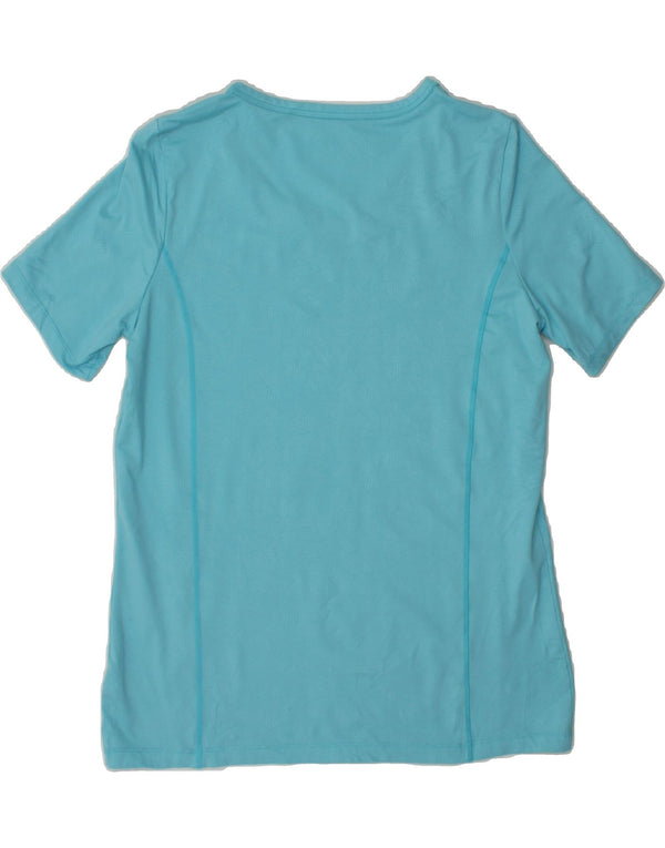 Camiseta feminina CHAMPION UK 10 poliéster geométrico azul pequeno
