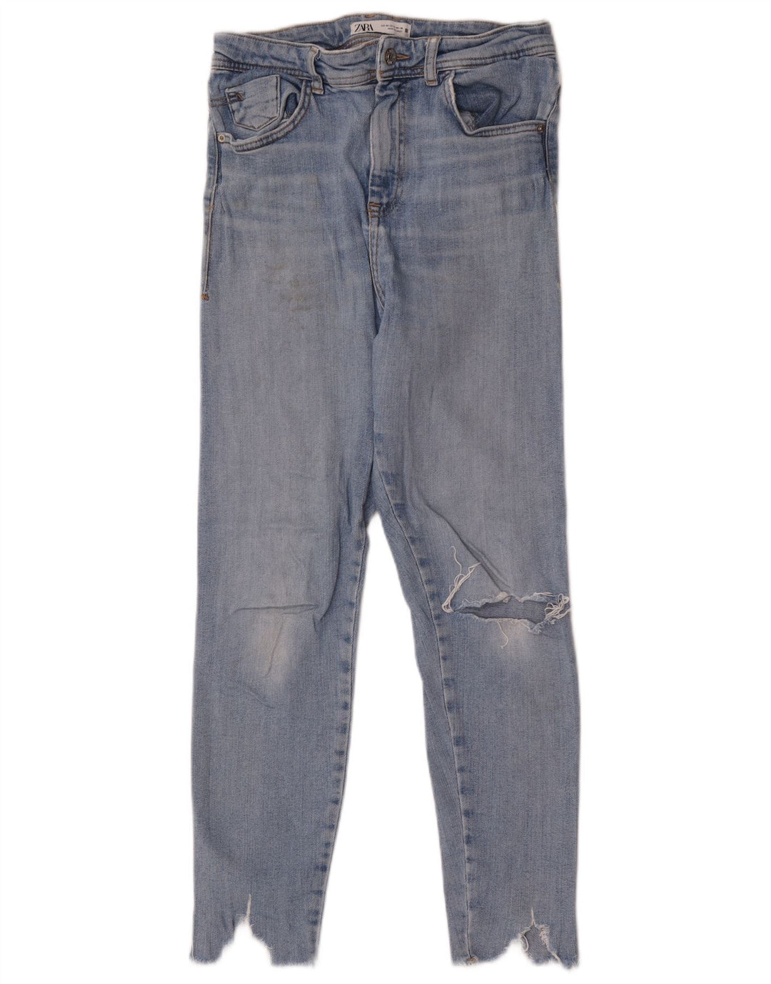 Calça jeans skinny feminina Zara EU 40 médio W30 L28 azul