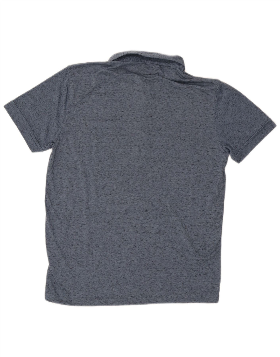 Camisa polo masculina Marlboro Classics grande poliéster manchado azul
