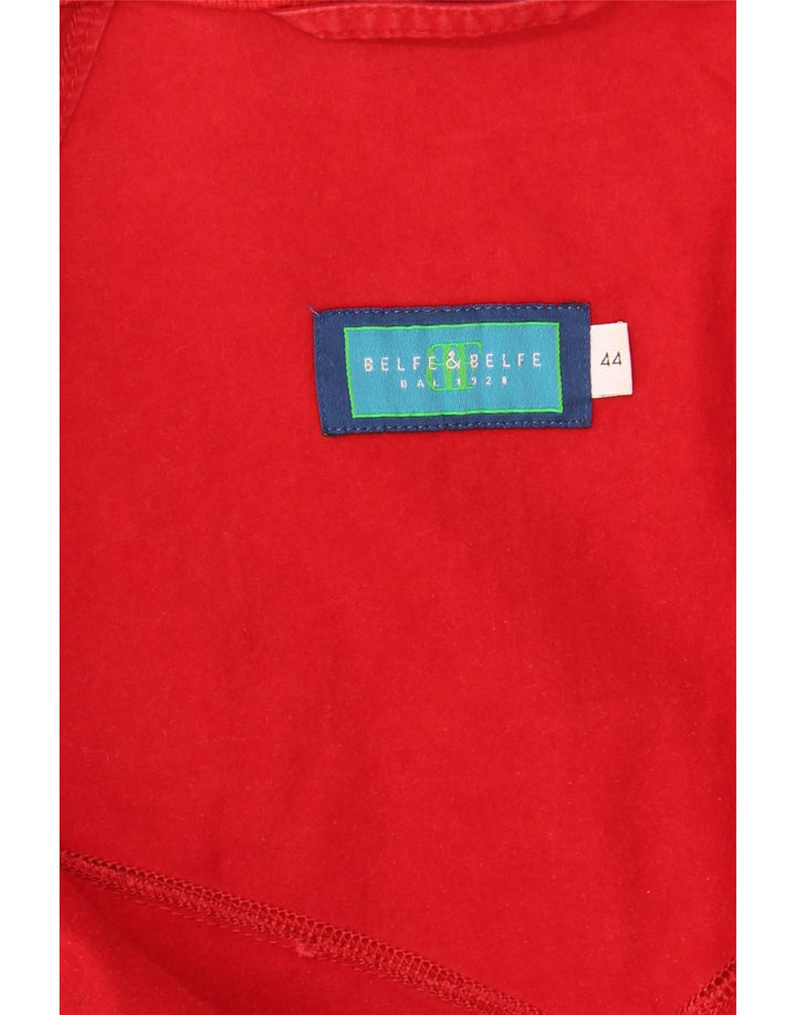 Belfe & Belfe Jaqueta Bomber Feminina Oversized IT 44 Médio Vermelho